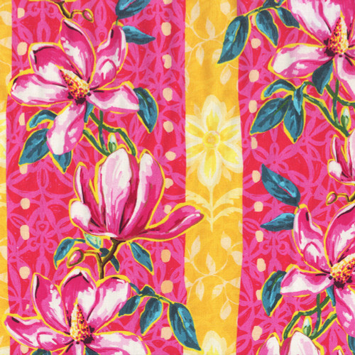 Timeless Treasures Fabrics Tonga Batik Mistletoe Floral Paisley